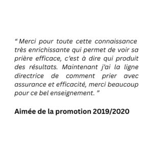 témoignage prière